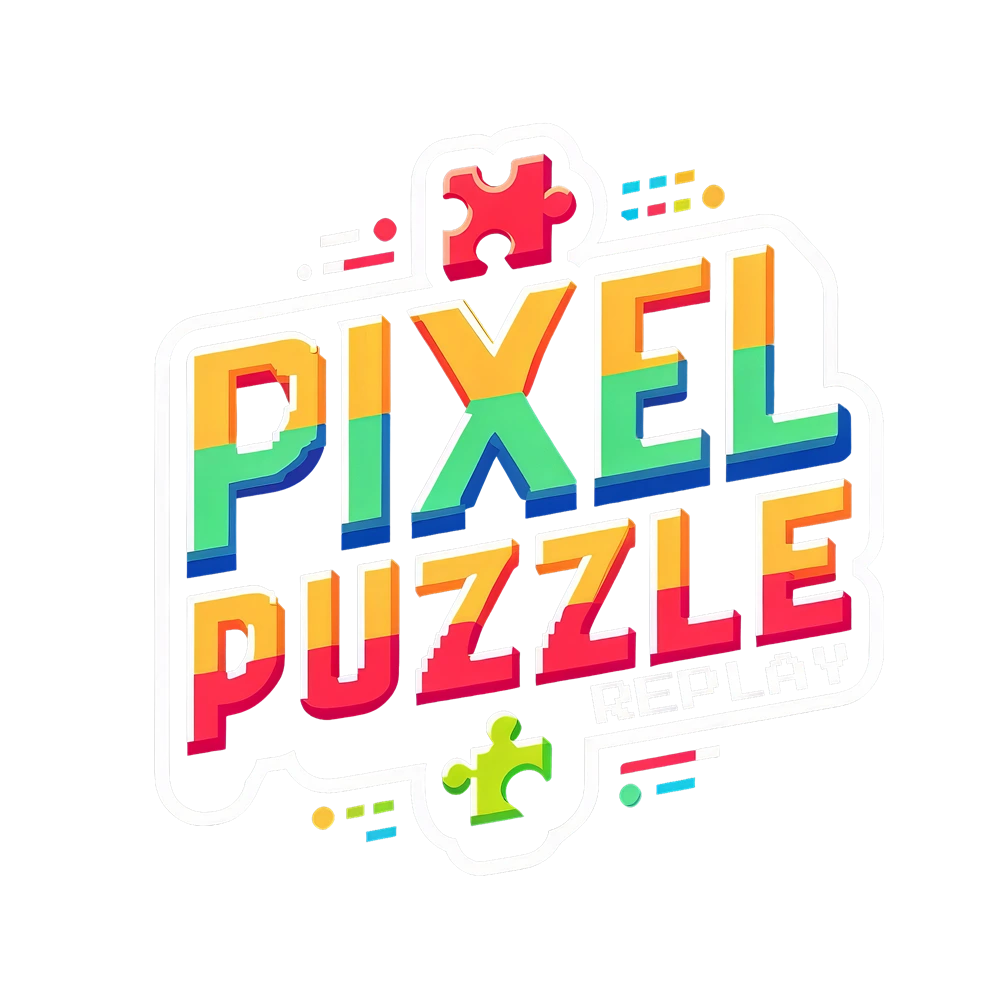 Pixel Puzzle: AI-Generated Jigsaw App Logo