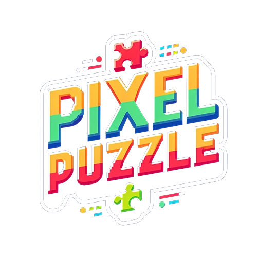 Pixel Puzzle: AI-Generated Jigsaw App Logo