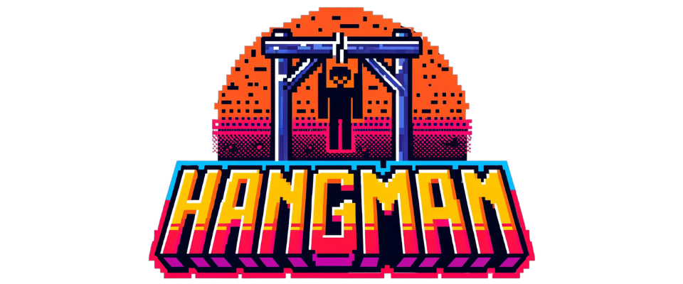 Pixel Puzzle Hangman Logo